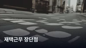 재택근무 장단점 완벽 분석: 나에게 맞는 근무 형태 찾기