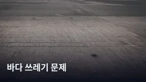 바다 쓰레기 문제, 우리 모두가 함께 해결해야 할 거대한 과제