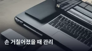 손 거칠어졌을 때 관리, 집에서 하는 방법 총정리